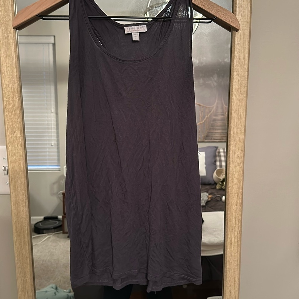 EUC A Pea in the Pod Maternity Racer Back Tank